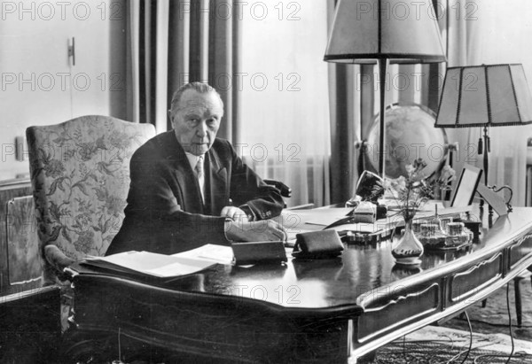 KONRAD ADENAUER (1876-1967) German statesman about 1950