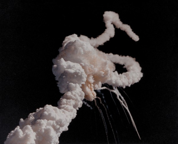 USA - 28 January 1986 - On January 28, 1986, the Space Shuttle Challenger and her seven-member crew were lost when a ruptured O-ring in the right Soli