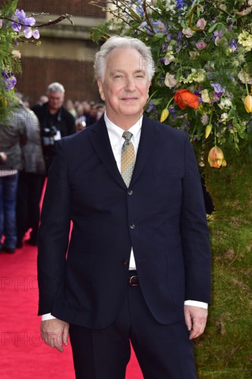 Alan Rickman attending the premiere of A Little Chaos, held at the Odeon cinema in Kensington, London