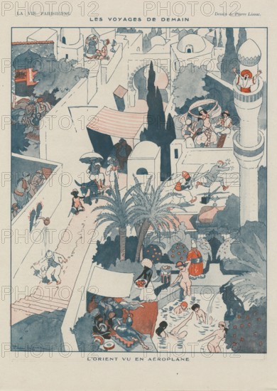 1920s France La Vie Parisienne Magazine Plate