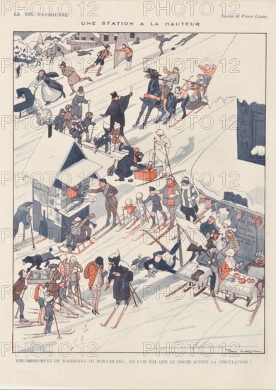 1920s France La Vie Parisienne Magazine Plate