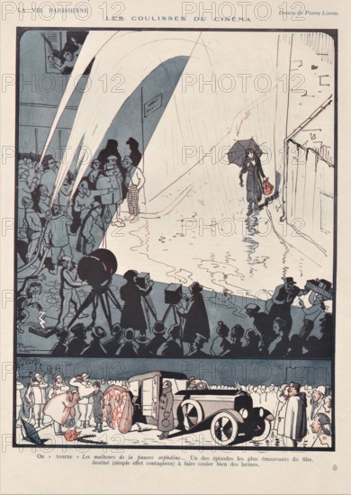 1920s France La Vie Parisienne Magazine Plate