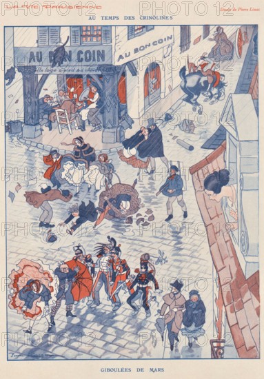 1920s France La Vie Parisienne Magazine Plate