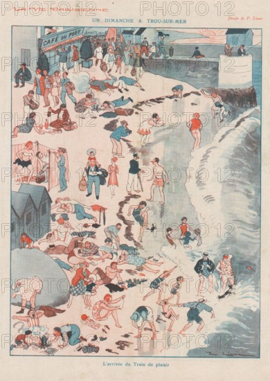 1920s France La Vie Parisienne Magazine Plate