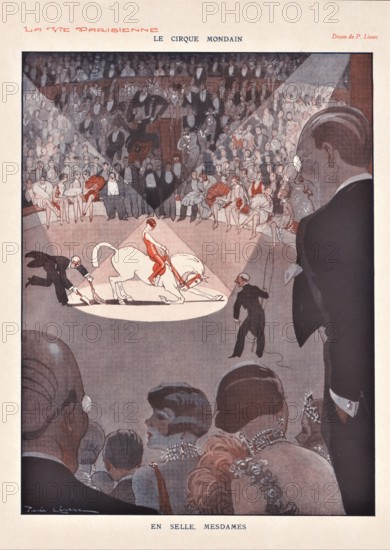 1920s France La Vie Parisienne Magazine Plate