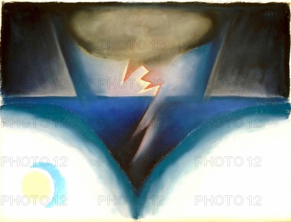 Georgia O'Keeffe artwork entitled A Storm - 1922