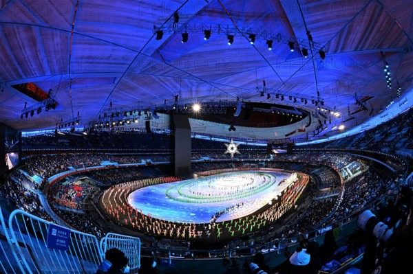 General view, FEBRUARY 4, 2022 : Beijing 2022 Olympic Winter Games Opening Ceremony at National Stadium in Beijing, China.USA ORIGIN SALES ONLY