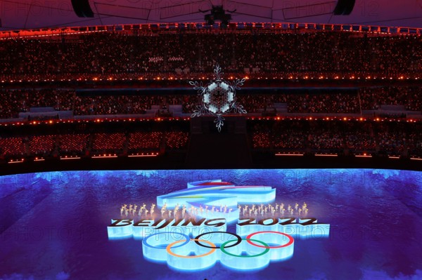 General view, FEBRUARY 20, 2022 :  Beijing 2022 Olympic Winter Games Closing Ceremony at National Stadium in Beijing, China. USA ORIGIN SALES ONLY