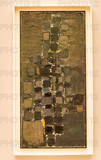 Nicolas de Stael, Composition, 1951, Kunsthaus, Museum of Art, Old Building, Zurich, Switzerland