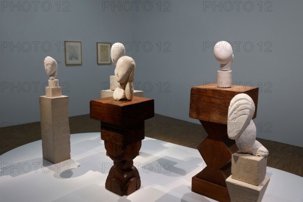 Brancusi exhibition at the Pompidou center, Paris, France