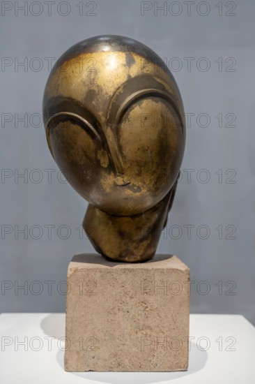 Paris, France - 05 09 2024: Danaïde sculpted by Brancusi