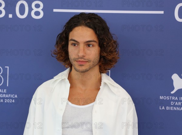 Venice, Italy, 31st August, 2024. Sayyid El Alami at the photo call for the film And Their Children After Them (Leurs Enfants Après Eux) at the 81st Venice International Film Festival. Photo Credit: Doreen Kennedy / Alamy Live News.