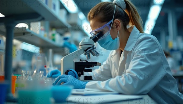 A SCIENTIST WHO EXPERIMENTED IN A BARROW AND EXAMINED WITH A MICROSCOPE