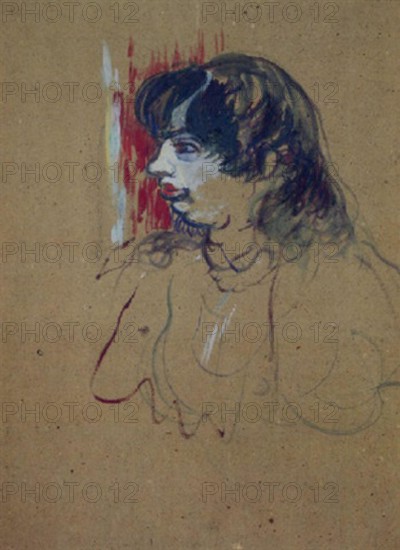'Femme de Maison' by Henri de Toulouse-Lautrec features a woman from a household or brothel setting, capturing the subject’s expression and lifestyle with characteristic Toulouse-Lautrec detail.