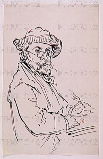 Gustave Moreau’s (1826–1898) 'Autoportrait' is a self-portrait created between 1850 and 1895. This work is part of the Musée Gustave Moreau collection and showcases the artist's interpretation of his own likeness during his lifetime.