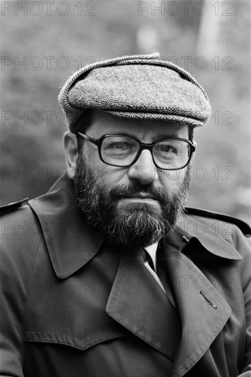 Umberto Eco. Portrait of the Italian novelist and philosopher, Umberto Eco (1932-2016) in 1984