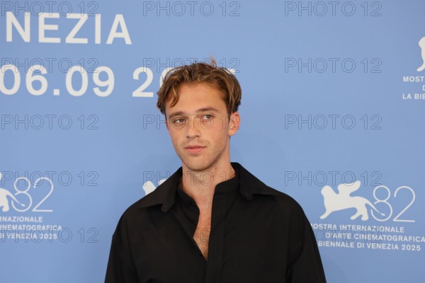 Venice, Italy, 2nd September, 2025. Benjamin Voisin at the photo call for the film The Stranger (L’étranger) at the 82nd Venice International Film Festival. Photo Credit: Doreen Kennedy / Alamy Live News.