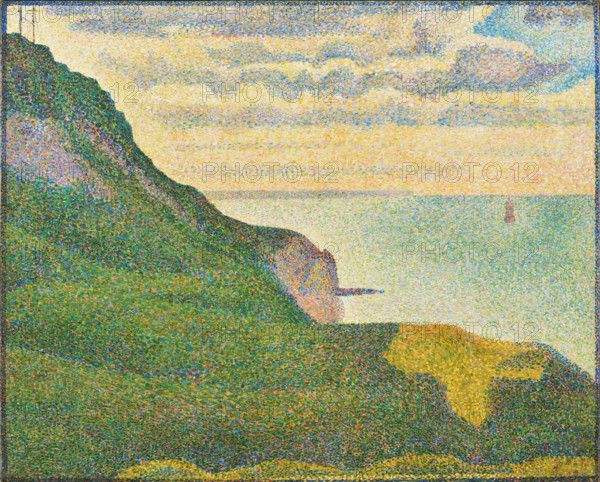 Georges Seurat (French, 1859 - 1891 ), Seascape at Port-en-Bessin, Normandy, 1888, oil on canvas