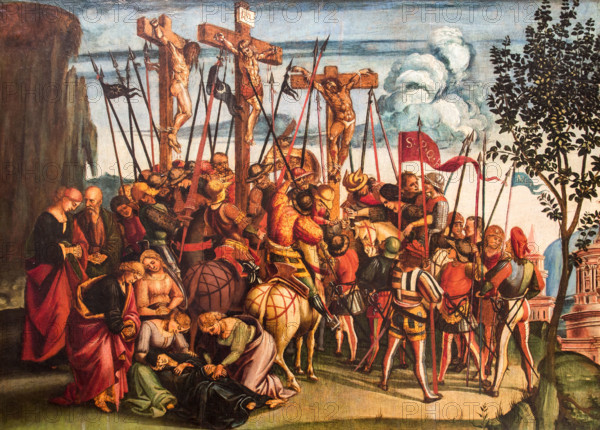 16th century  -  Crucifixion, 1504 - Luca Signorelli Philippe Sauvan-Magnet / Active Museum