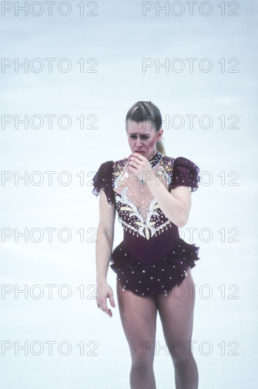 Tonya Harding (USA) competing at the 1994 Olympic Winter Games.