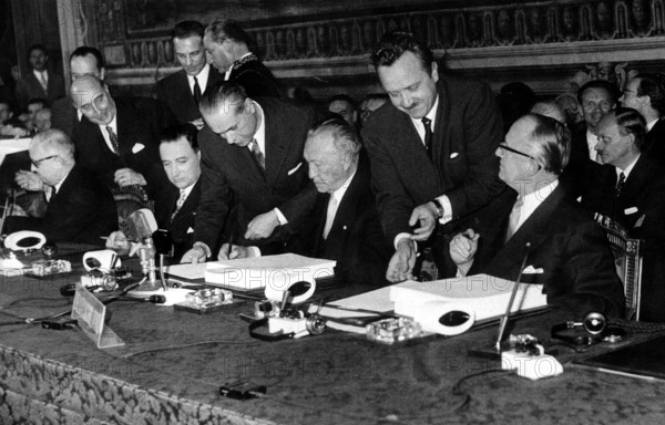 Signing of the Treaty of Rome