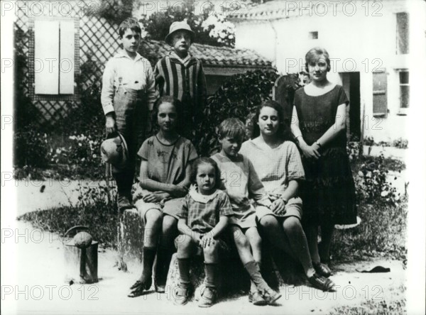 May 11, 1981 - 11-Year-Old Francois Mitterrand & Family During Twenties