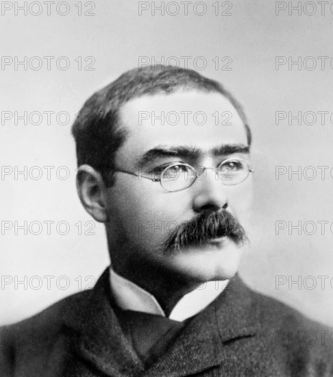 Rudyard Kipling. Portrait of the English writer, Joseph Rudyard Kipling. Photo by Bain News Service, date unknown