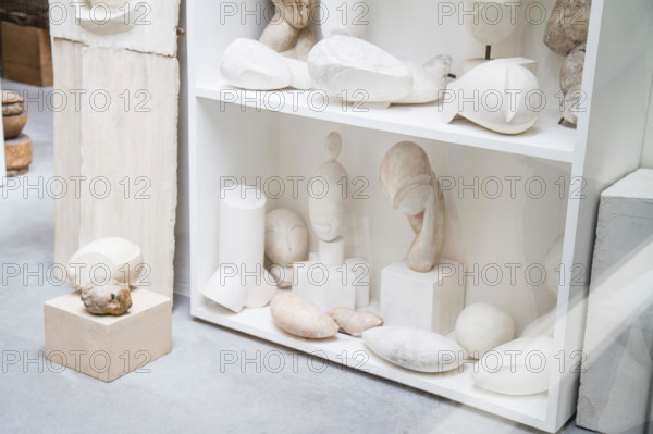 The atelier Constantin Brancusi displayed in his former studio next to centre pompidou in paris