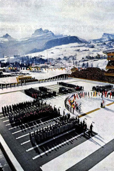 1956 WOG opening ceremony - 2