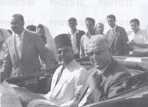 Habib Bourguiba, the first President of Tunisia, is often seen with his political counterpart, Salah Ben Youssef. Their collaboration was pivotal in Tunisiaâ€™s post-colonial history, with Bourguiba being a key figure in the countryâ€™s independence and modern political development.