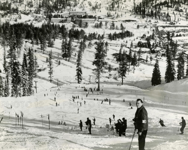 Olympic slalom course, Squaw Valley, USA 1960