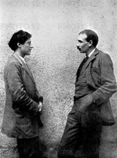 Duncan Grant with John Maynard Keynes.