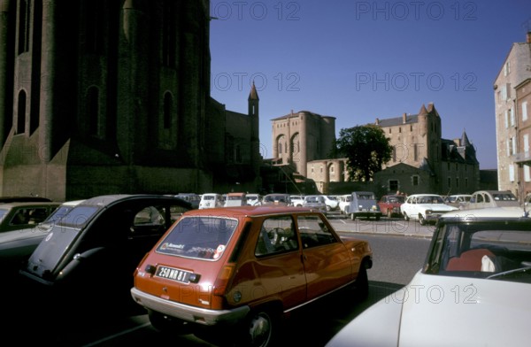 Cathedral of Saint Cecile, Albi, France pictured in 1975