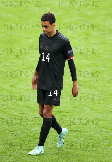 enttŠuscht ..  Jamal Musiala of germany  UEFA Euro 2020  Stadion Wembley 29.6.2021 Fussball LŠnderspiel  England - Deutschland 2:0 Germany  Achtelfinale  © diebilderwelt / Alamy Stock