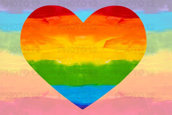 Rainbow Heart
