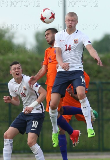 07.05.2017., Velika Gorica - UEFA European U-17 Championship 2017, group D, Netherlands - Norway. Achraf El Bouchamaoui, Erling Haland. Photo: Robert Anic/PIXSELL