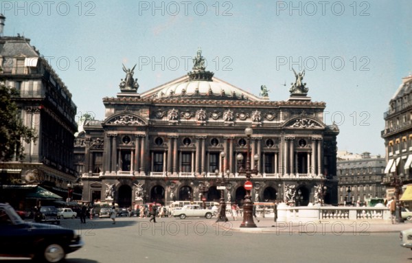 Paris, Opera Garnier, historisches Foto // Paris, Opera Garnier, Historic Photo
