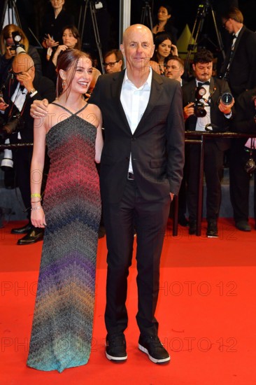 Neal Moritz and his daughter Mimi Moritz attend "The Fast And The Furious" 25th Anniversary premiere during the 79th annual Cannes Film Festival at Palais des Festivals on May 13, 2026 in Cannes, France