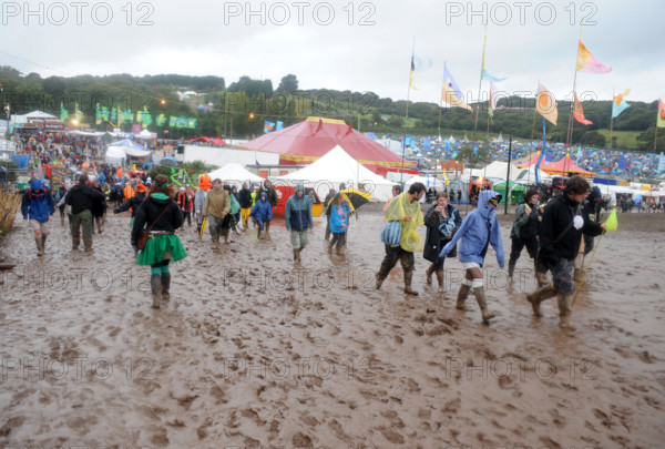 Fancy Dress Festival goers at Bestival Music Festival Isle of Wight 2008