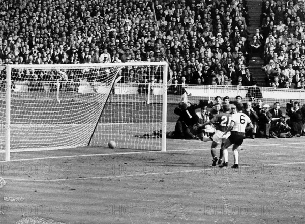 World Cup Final Football 1966 England 4 Germany 2 at Wembley Geoff Hurst scores disputed goal