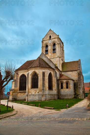 Europe, France, Val-d'oise (95), Auvers-sur-Oise Church