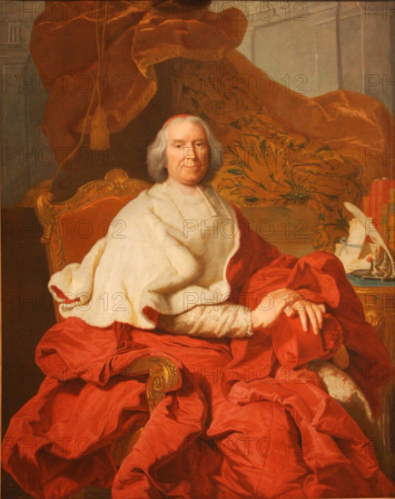 English: 'Cardinal de Fleury' . first half of 18th century. Cardinal de Fleury 01