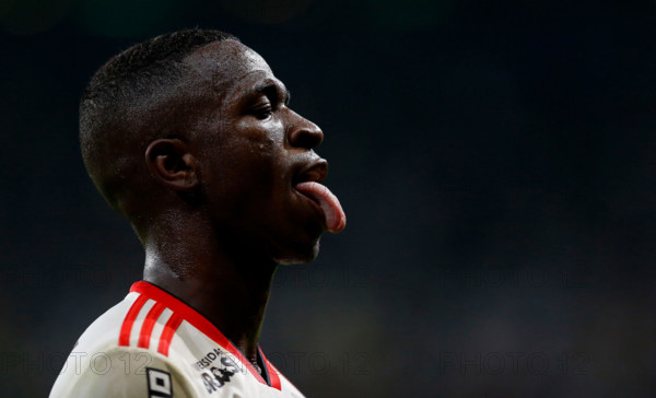 SÃO PAULO, SP - 13.06.2018: PALMEIRAS X FLAMENGO - Vinícius Júnior during the match between Palmeiras and Flamengo held at Allianz Parque, West Zone of São Paulo. The match is valid for the 12th round of the Brasileirão 2018. (Photo: Marco Galvão/Fotoarena)