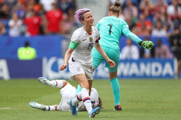 Lyon, France. 07th July, 2019. Rapinoe the United States during match against the Netherlands game valid for the Final of the Women 's Soccer World Cup in Lyon in France this Sunday, 07. Credit: Brazil Photo Press/Alamy Live News