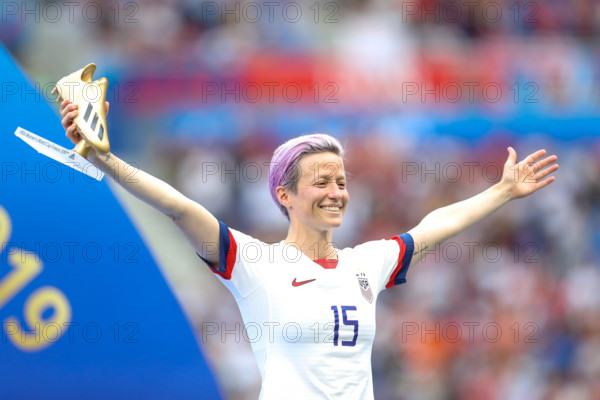 Lyon, France. 07th July, 2019. Rapinoe the United States during match against the Netherlands game valid for the Final of the Women 's Soccer World Cup in Lyon in France this Sunday, 07. Credit: Brazil Photo Press/Alamy Live News