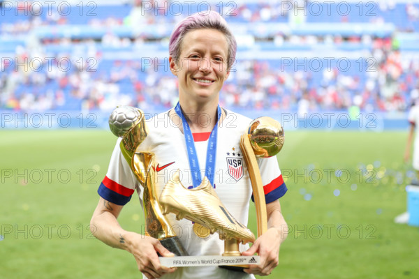 Lyon, France. 07th July, 2019. Rapinoe the United States during match against the Netherlands game valid for the Final of the Women 's Soccer World Cup in Lyon in France this Sunday, 07. Credit: Brazil Photo Press/Alamy Live News