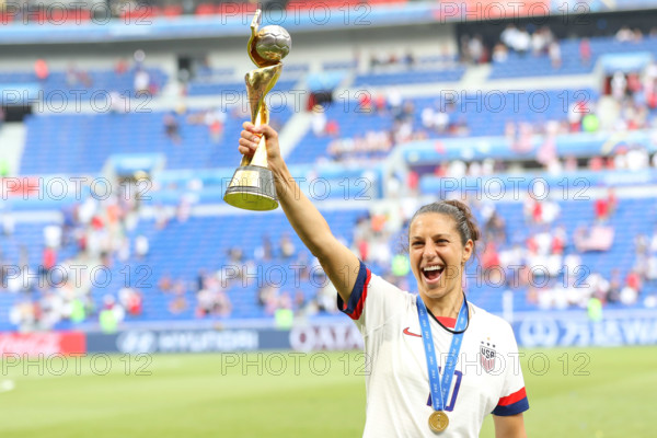 Lyon, France. 07th July, 2019. Carli Lloyd the United States during match against the Netherlands game valid for the Final of the Women 's Soccer World Cup in Lyon in France this Sunday, 07. Credit: Brazil Photo Press/Alamy Live News