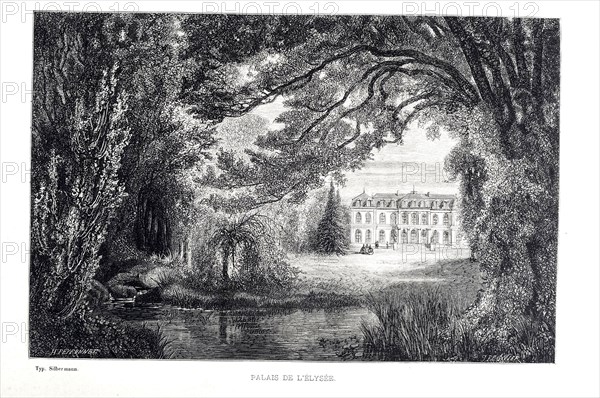 The Élysée Palace in 1849