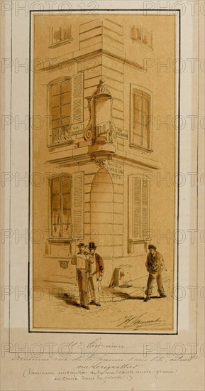 Ancienne rue de la Femme sans Teste (Tête), à Paris