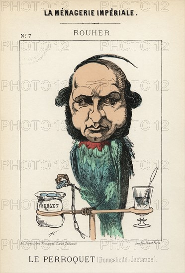 Eugène Rouher. Caricature